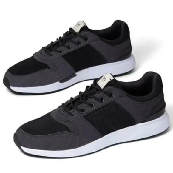 TOMS Arroyo Men's Woven Lace-Up Casual Sneakers - Picture 3 of 15